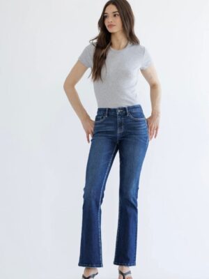 CATS EYE Mid-Rise Bootcut Jeans