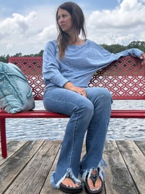 Long Sleeve Solid Knit Top