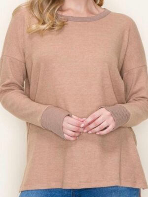 Thumbhole Knit Top