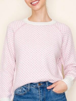 Texture Long Sleeve Top