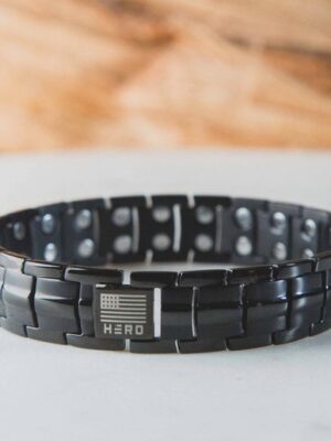 Sherman Tank Track Titanium Magnetic Bracelet
