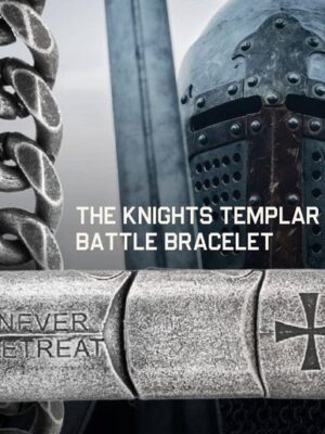 Knights Templar - Never Retreat Never Surrender Bracelet