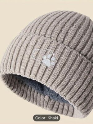 Paw Print Beanie