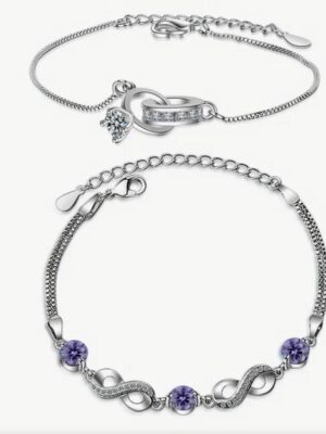 Sterling Silver Ring Bracelet