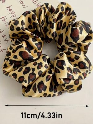 Leopard Print Hair Ties